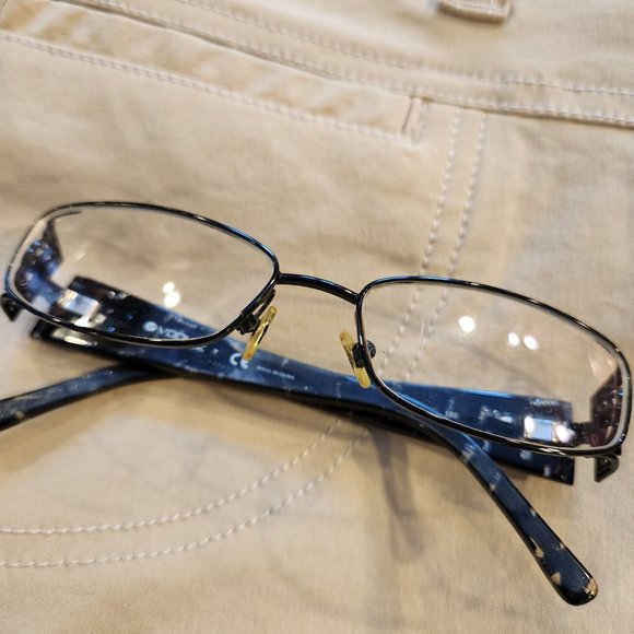 VOGUE VO3661-B 352 Eyeglasses Frames Only 52-16-130 Black Crystal Polish - Picture 9 of 9